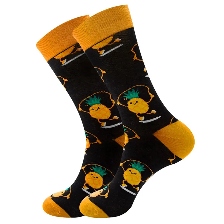 Xianghui Wholesale Custom New Women Fashion Tube Cotton Crew Happy Socks
