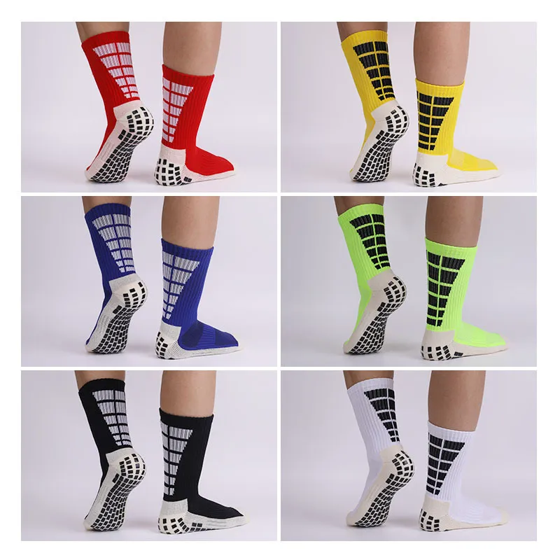 Xianghui Glue Med Tube Football Anti-Slip Absorption Thick Sports Wear-Resistant Socks