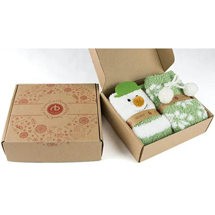 Xianghui Womens Lovely Snowman Snow Pattern Thick Terry Floor Socks