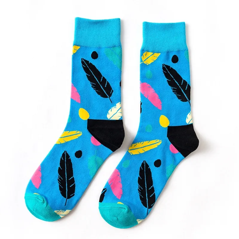 Xianghui Happy Animal Plant Custom Patterns Cotton Adult Fancy Stockings
