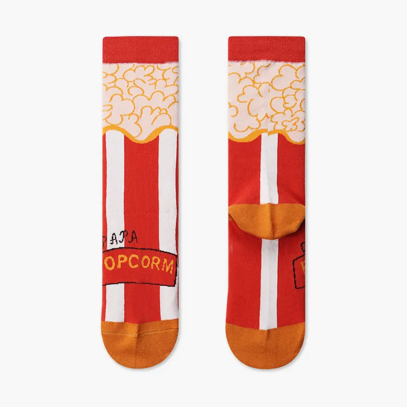 Xianghui Wholesale Custom Funny Dress Beer Face Bear Cheese Socks