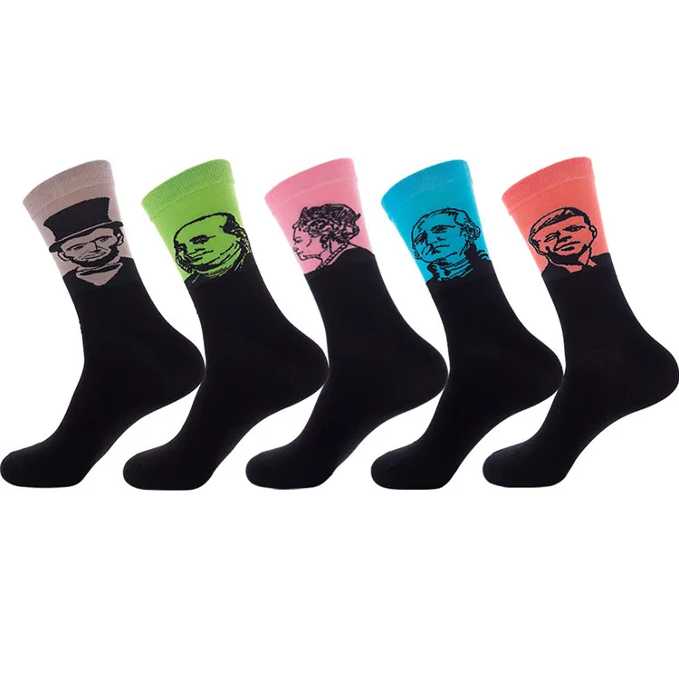 Xianghui Wholesale Can Custom Design Logo Design Lovers Stockings Socks