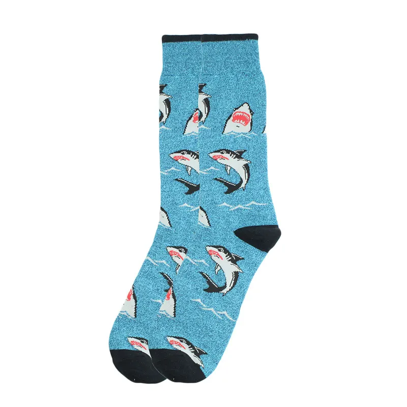 Xianghui Creative Custom Cotton Popular Logo Men Women Trendy Happy Socks