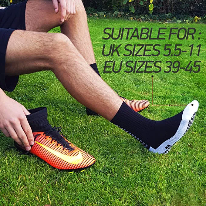Xianghuilogo Socks Custom Anti Slip Soccer Non Slip Football Basketball Crew Socks