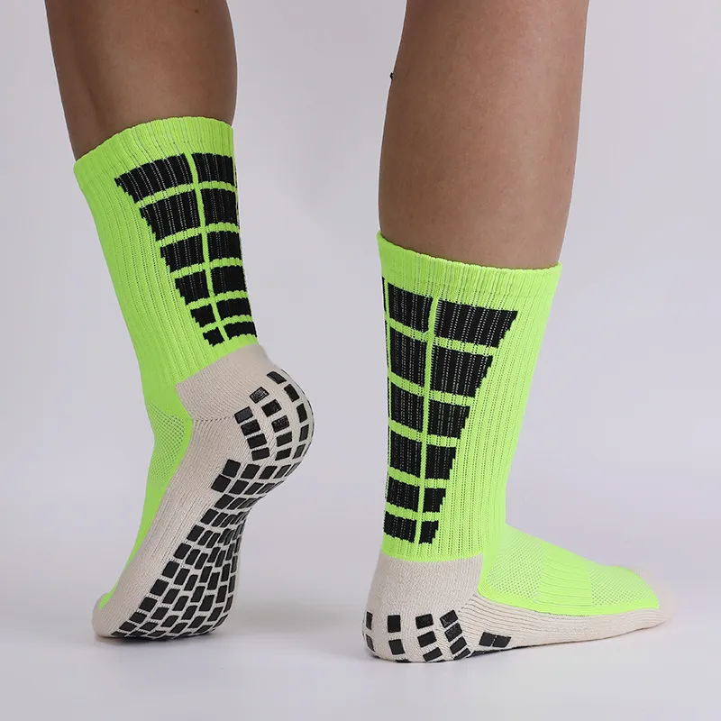 Xianghui Glue Med Tube Football Anti-Slip Absorption Thick Sports Wear-Resistant Socks
