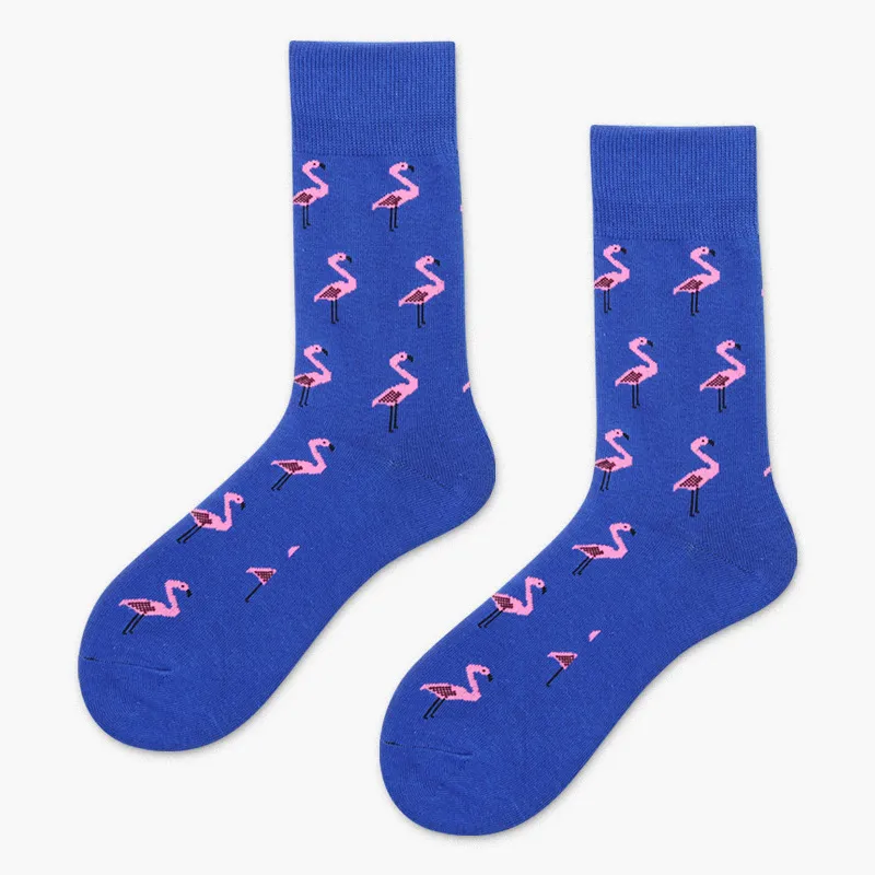 Xianghui Wholesale Custom Pattern Jacquard Fashion Cotton Happy Socks