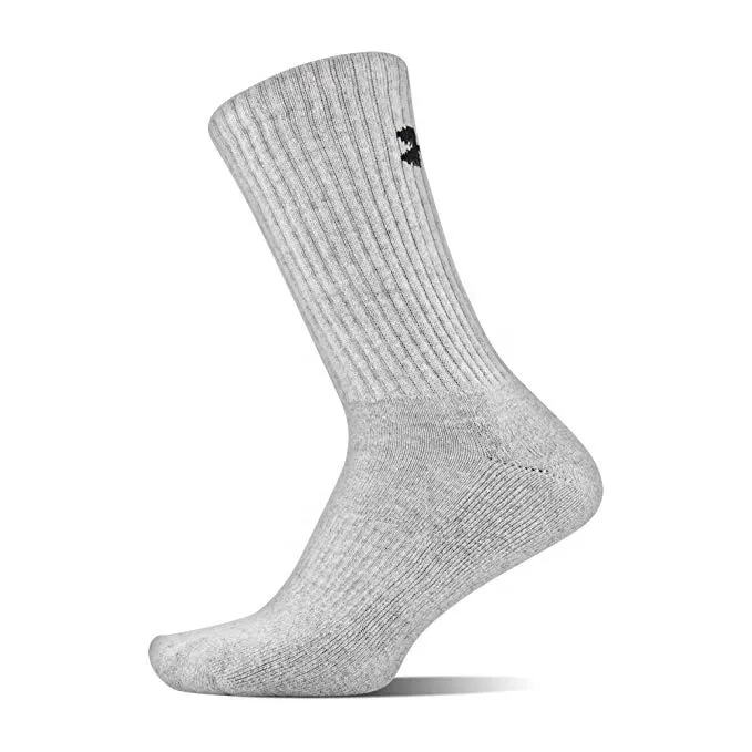Xianghui Custom Logo Design Outdoor Athletic Running N Cotton Crew Sports Socks