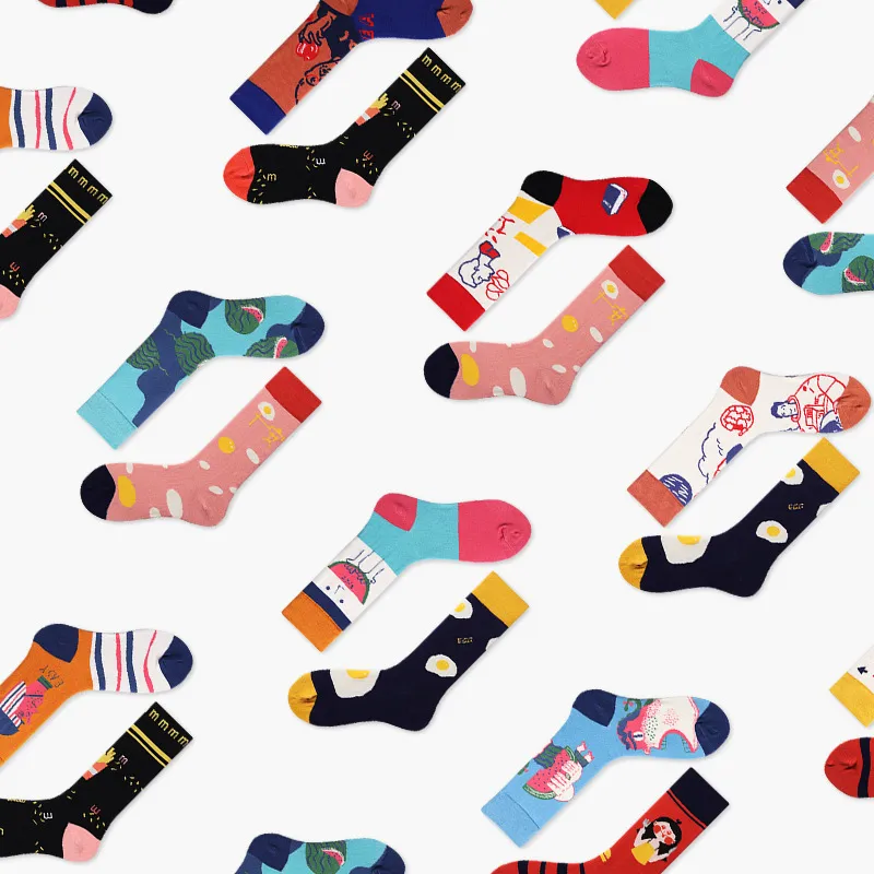 Xianghui Wholesale Can Custom Design Logo Design Lovers Stockings Socks