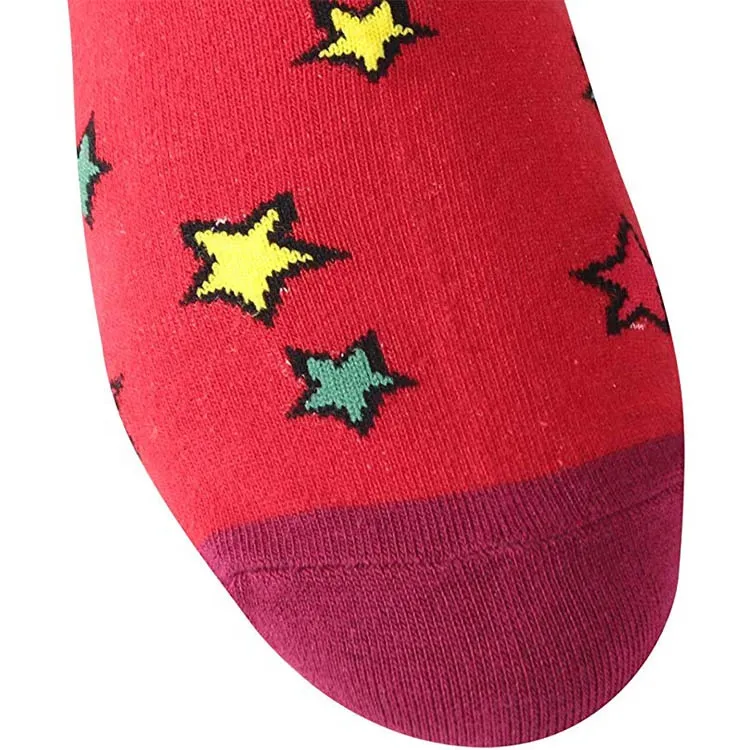 Xianghui Women's Novelty Christmas Themed New Year Red Lovely Socks