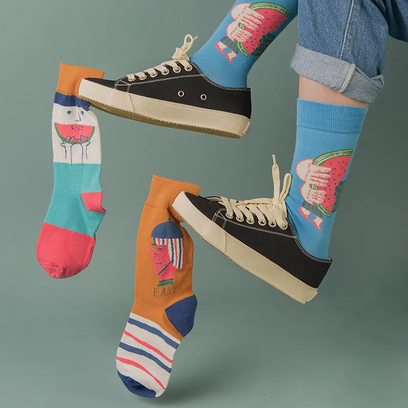 Xianghui Wholesale Can Custom Design Logo Design Lovers Stockings Socks