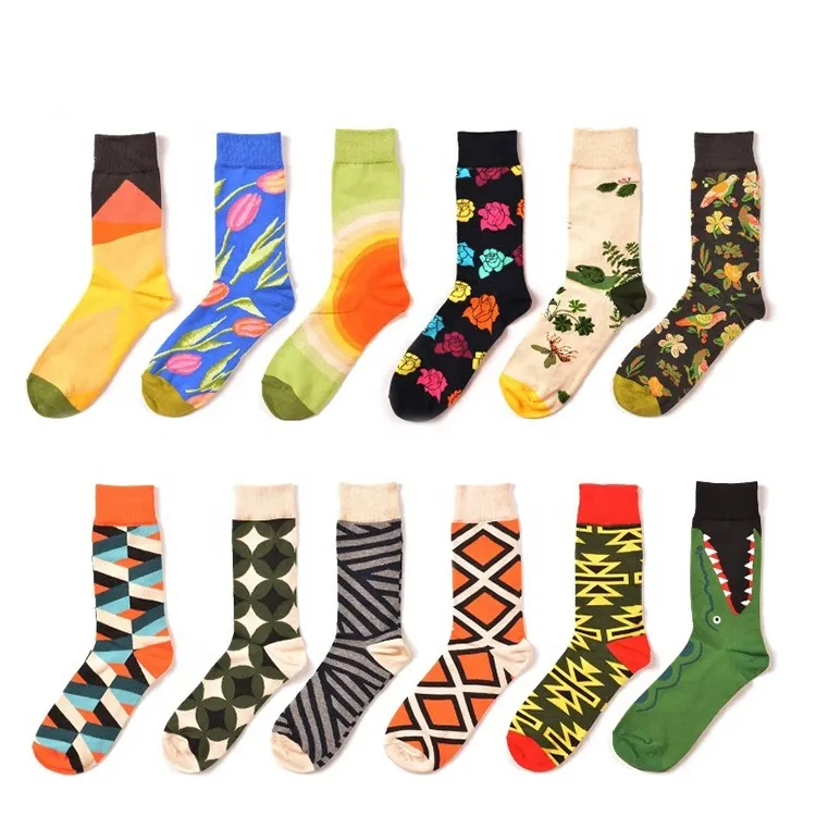 Xianghui Wholesale Socks with Logo Design Packing Fashion Men Socks