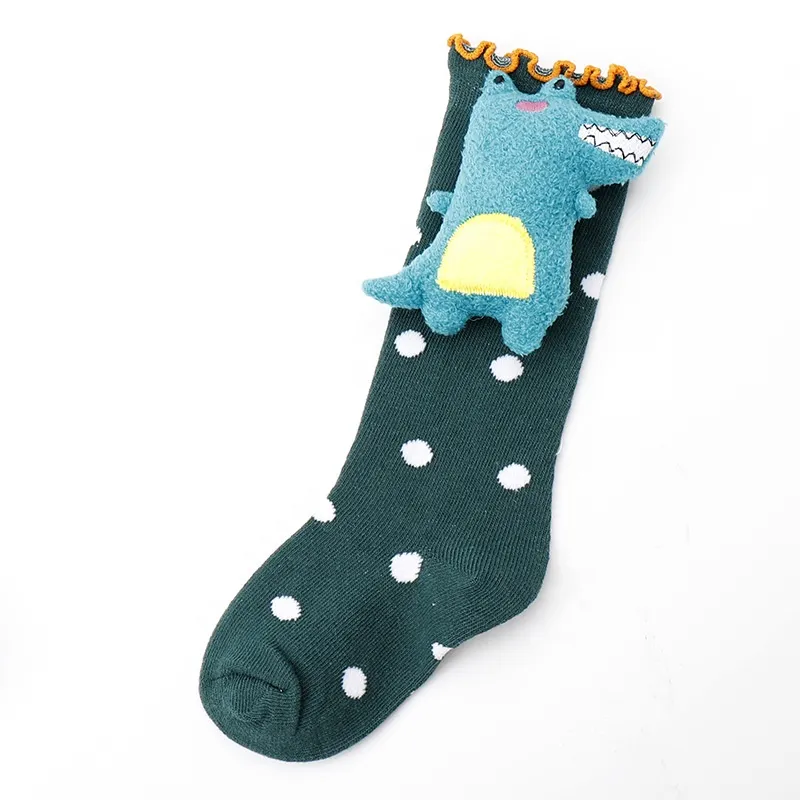 Xianghui Hot Selling Children Cartoon Doll Cotton Hose Children Fashion Socks