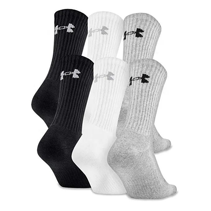 Xianghui Custom Logo Design Outdoor Athletic Running N Cotton Crew Sports Socks