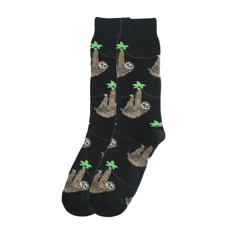 Xianghui Creative Custom Cotton Popular Logo Men Women Trendy Happy Socks