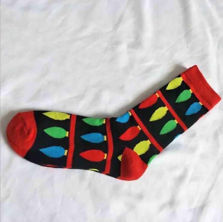Xianghui Christmas Gifts & Women Men Fashion Jacquard Cotton Socks