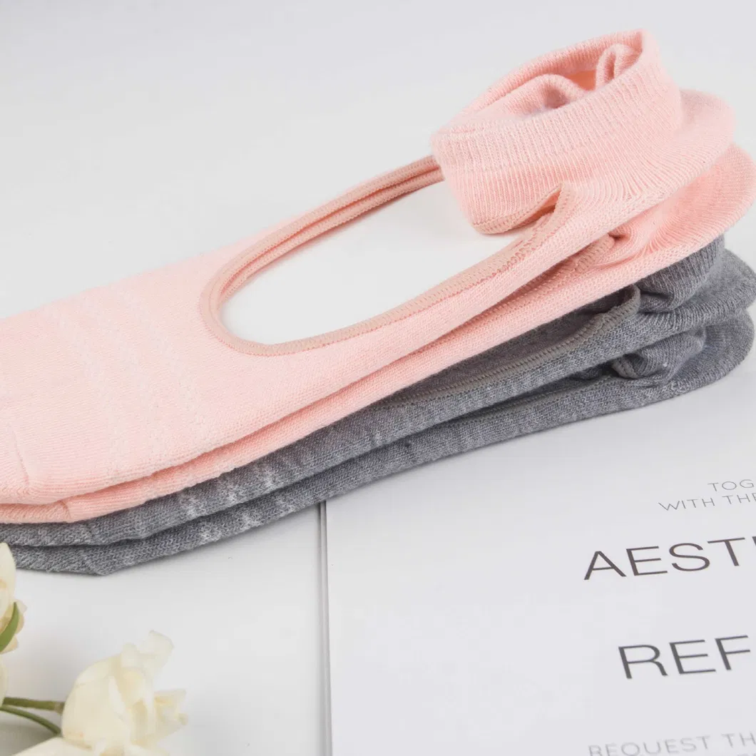 Xianghui Women's Yoga Backless Non-Slip Indoor Solid Color Dance Training Socks Can Be Added Logo