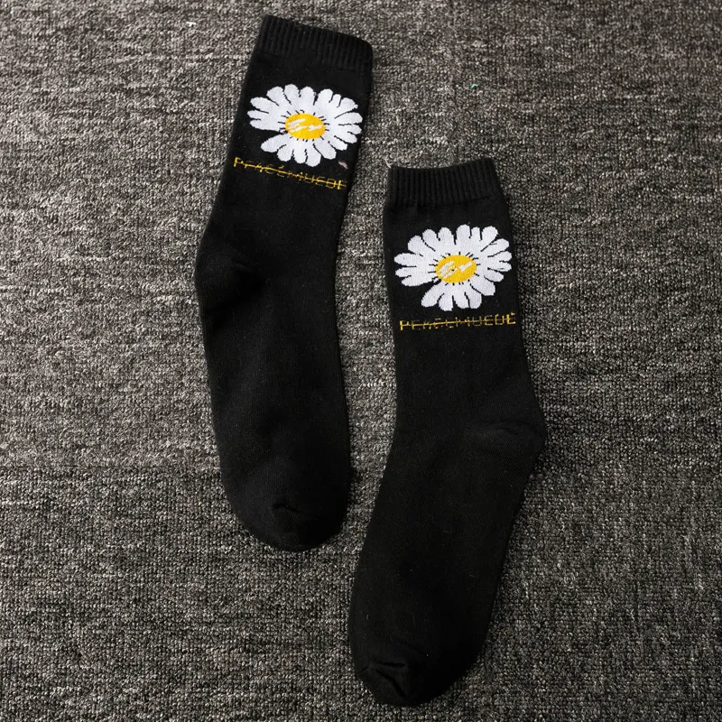 Xianghui Women's Socks Korea Funny Long Black Cool Socks