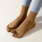 Xianghui Non-Slip Toe Indoor Floor Exercise Fitness Dance Pilates Quarter Socks