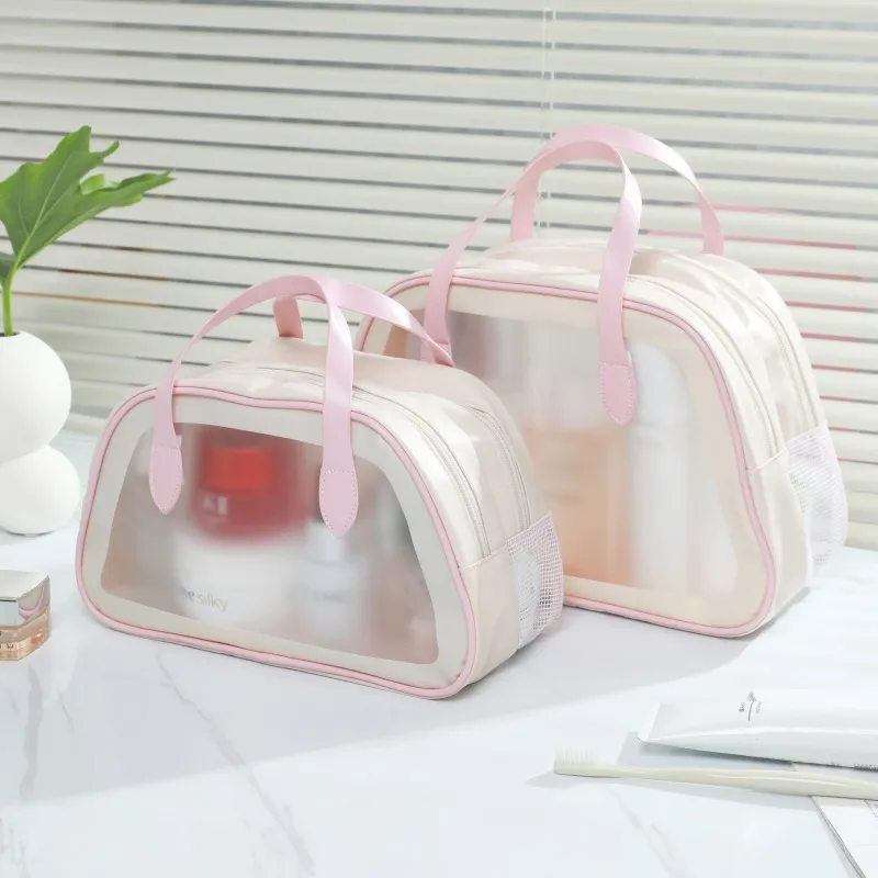 Xianghui Factory Custom Logo Women PVC Makeup Cosmetic Pouch Travel Promotional Cosmetic Bag