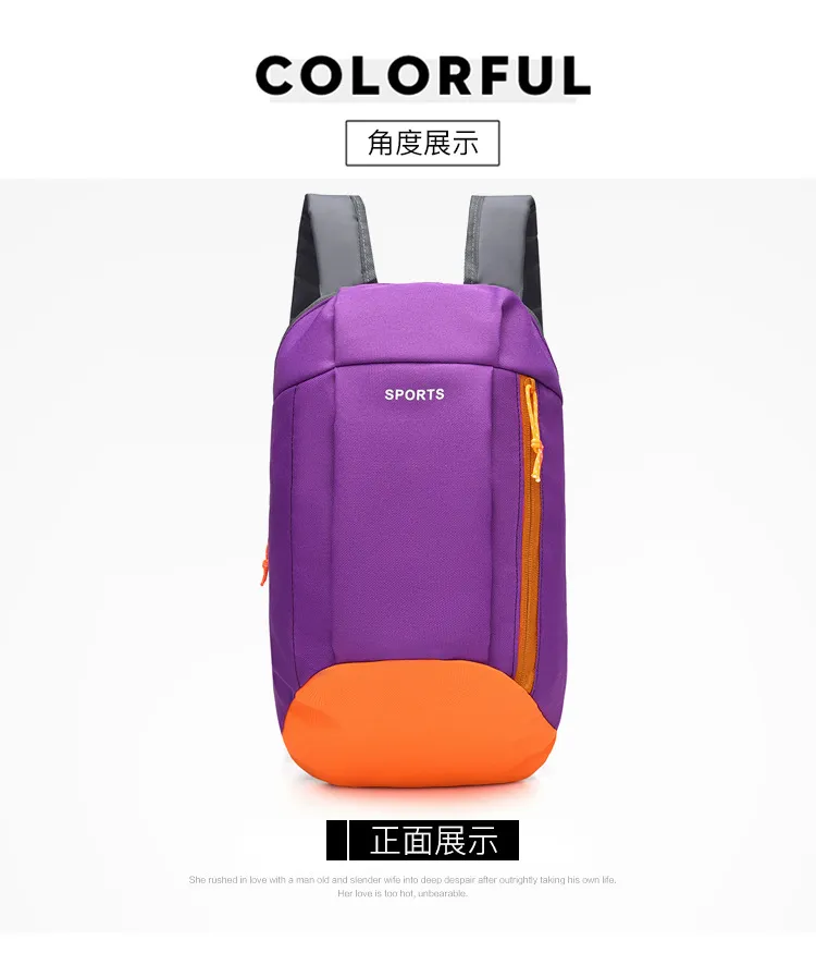 Xianghui Travel Lightweight Backpack Phone Bag Outdoor Sports Hiking Bag Travel Casual Trekking Small Backpack Unisex Schoolbag
