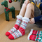 Xianghui Cheap Custom Logo Patterns Thick Slipper Winter Warm Christmas Socks
