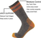Xianghui Merino Wool MID-Calf Socks Men's Hiking Socks