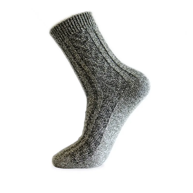 Xianghui Can Custom Logo Thick Warm Quality Custom Men Merino Wool Socks
