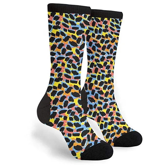 Xianghui Wholesale Can Custom Logo Printing Cotton Print Men Unisex Socks