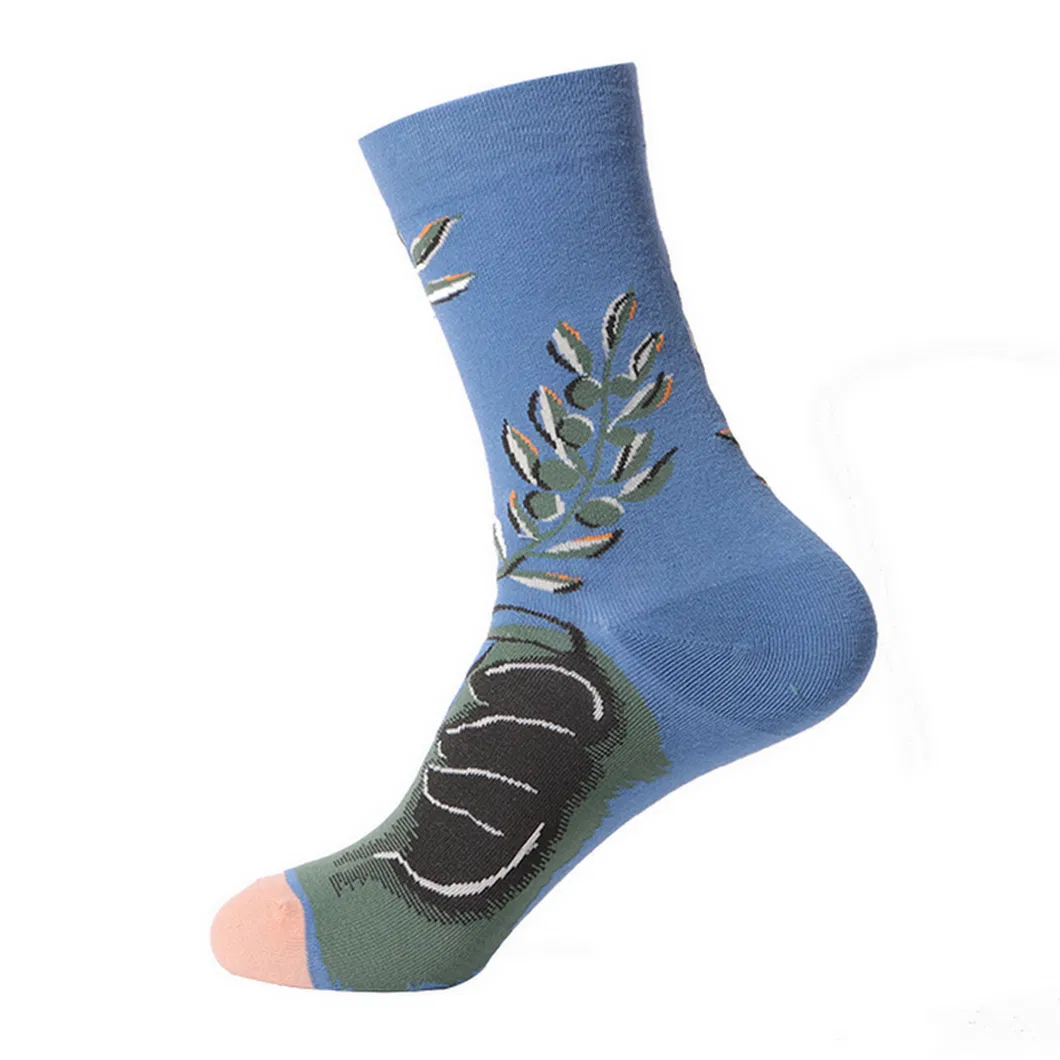 Xianghui Crew Men Custom Jacquard Novelty Fashion Happy Socks for Women