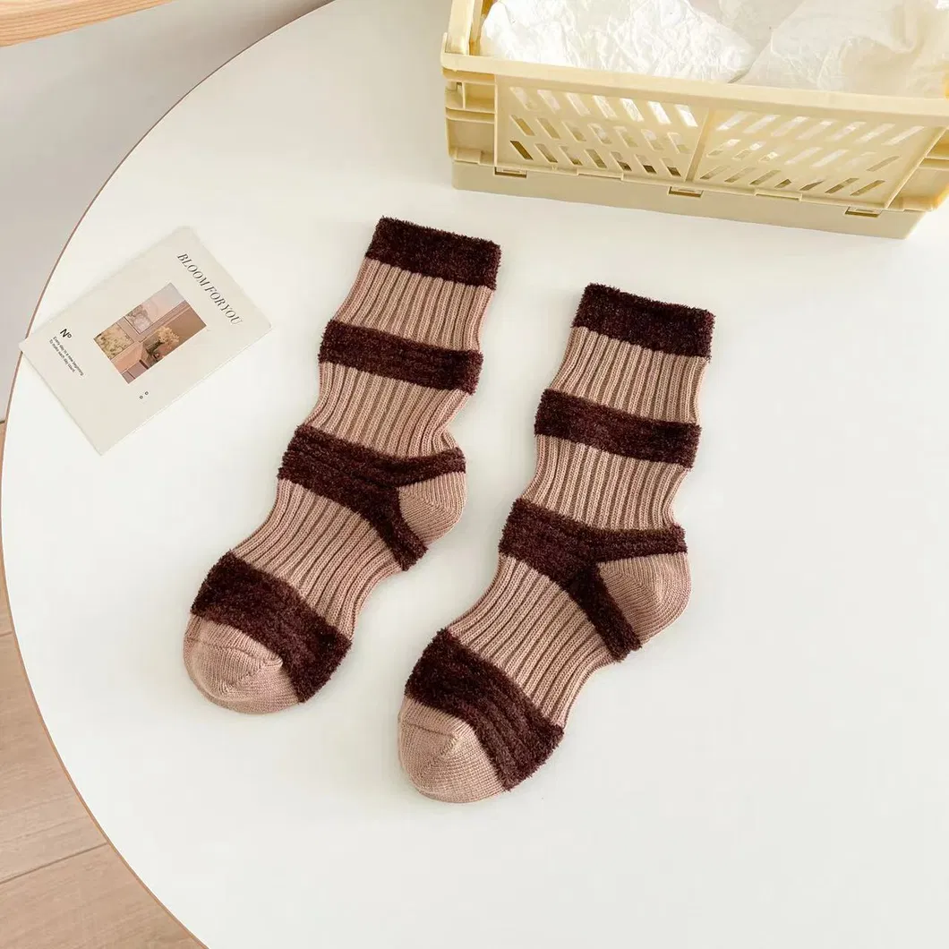 Xinanghui Custom Wholesale Socks Winter Crew Custom Breathable Soft Warm Socks Women
