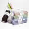 Nylon Material Solid Color Pencil Case Student Supplies Zipper Storage Bag Screen Pen Pocket Document Organization Pencil Bag