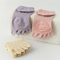 Xianghui Wholesale Pilates Cotton Solid Color Sport Ankle Socks High Elastic Non-Slip Toe Socks