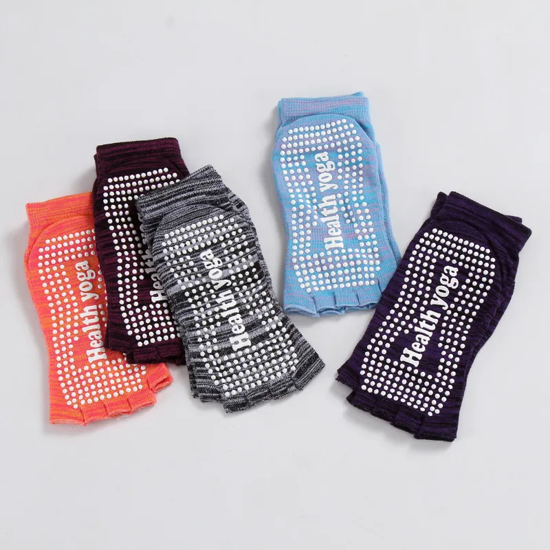 Xianghui Wholesale Backless Non-Slip Finger Socks Open Toe or Full Finger Sports Yoga Socks