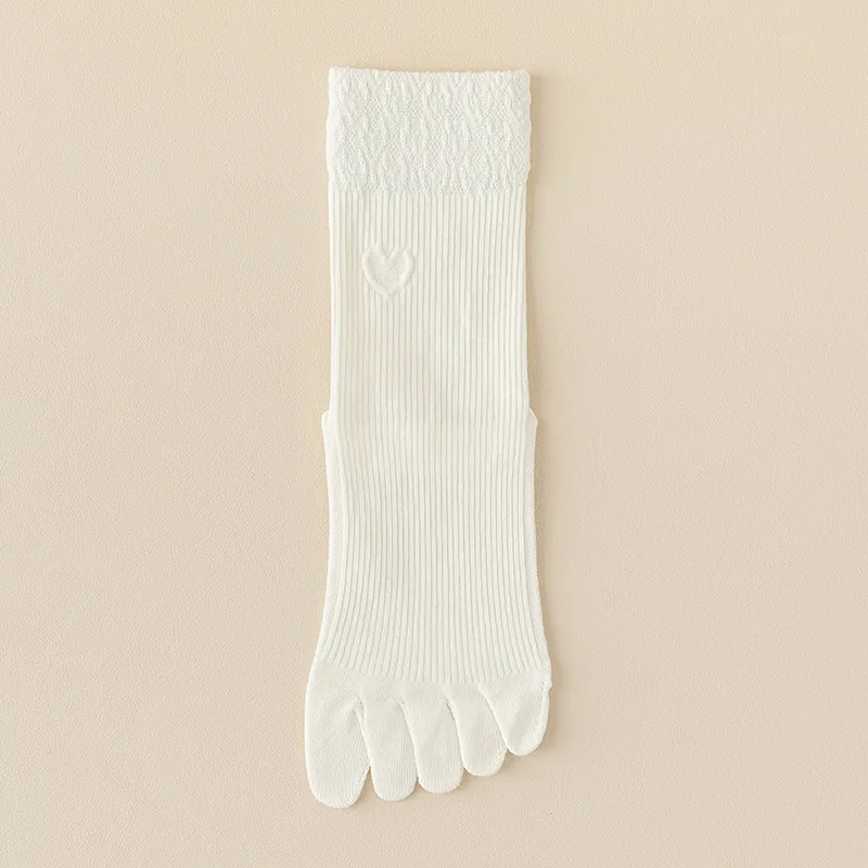 Xianghui Wholesale Combed Cotton Solid Color Deodorant Anti-Pilling Yoga Socks
