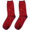 Xianghui Women's Novelty Christmas Themed New Year Red Lovely Socks