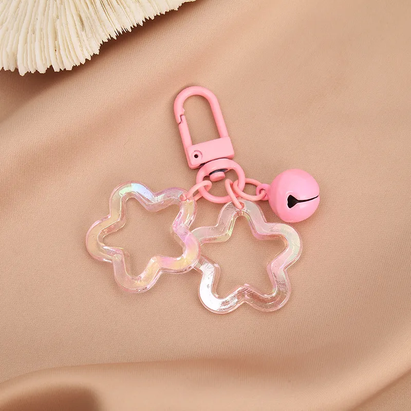 Xianghui Beautiful Shine Star Sahpe Accessories Colorful Custom Acrylic Keychain