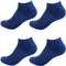 Xianghui Men's Bamboo Fiber Colored Sports Superior Wicking Athletic Ankle Socks