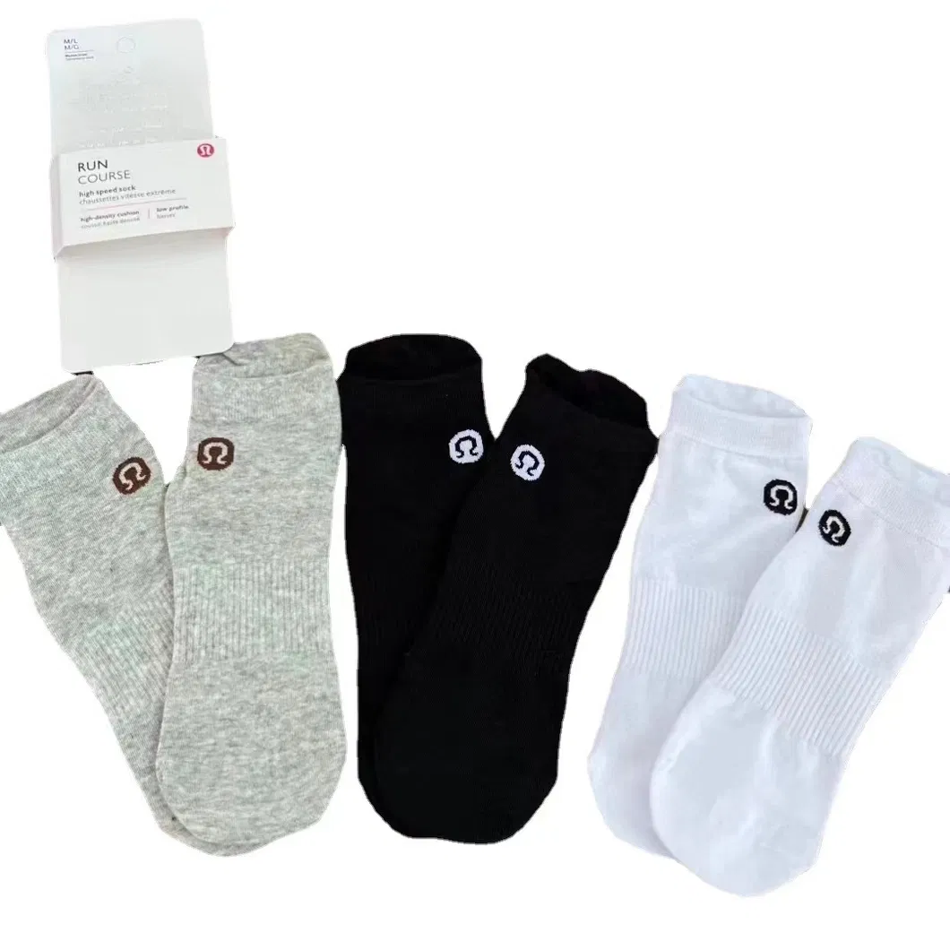 Xianghui New Yoga Luxury Lulu Thin Low Cut Sports Socks for Men and Women