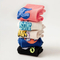 Xianghui Bright Color with Letter Cotton Breathable Crew Unisex Fashion Sport Socks