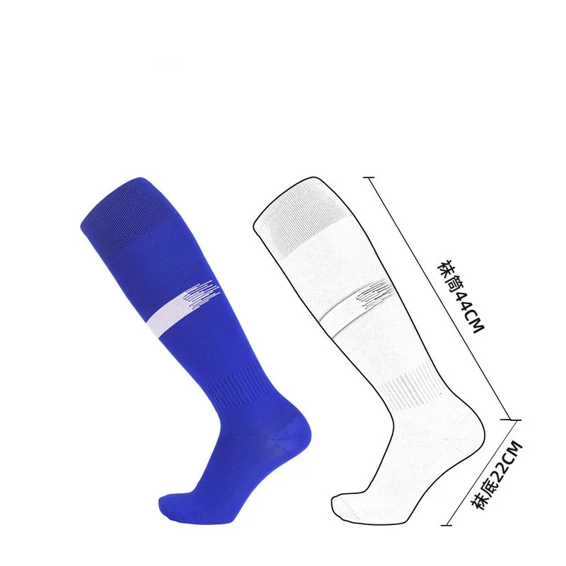 Xianghui Knee High Simple Style Bright Colorful Men Long Soccer Football Socks