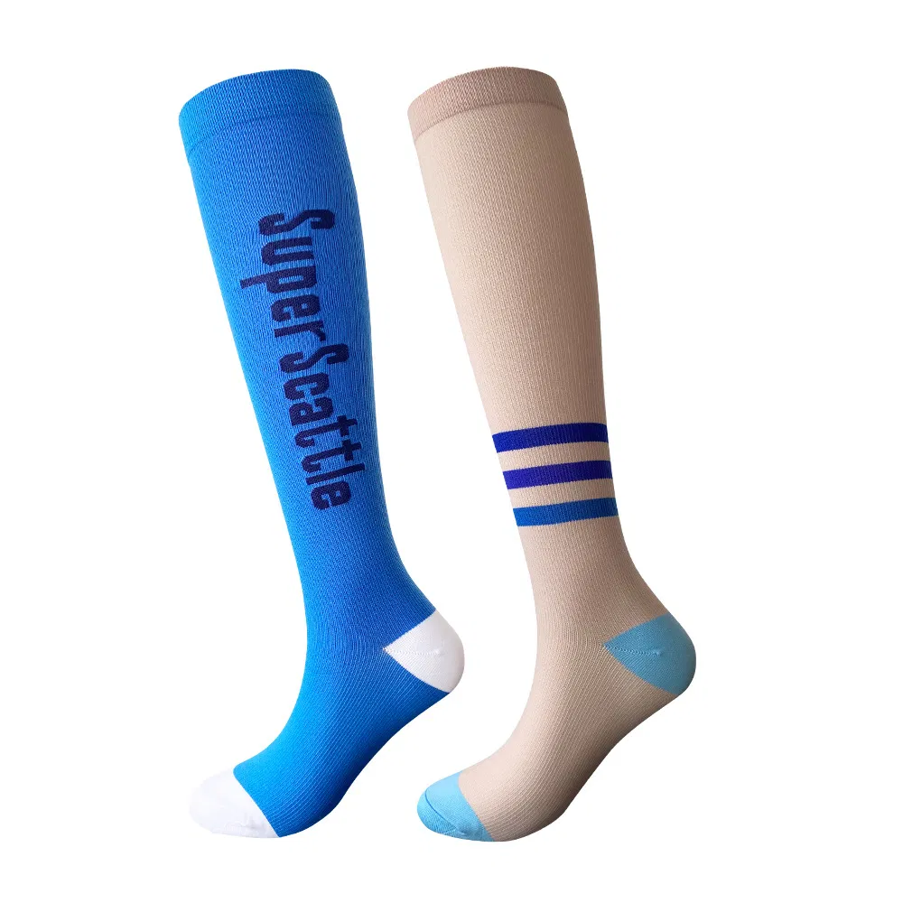 Xianghui Breathable 100% Cotton High Compression Socks for Women and Men