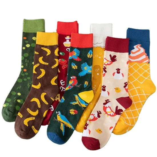 Xianghui Knitting Wholesale Long Warm Socks Women Cotton Dress Socks