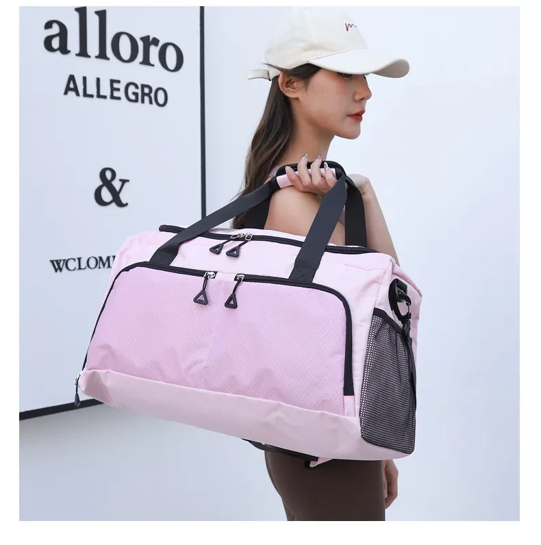 Xianghui Lightweight Low MOQ Large Bag Fitness Bag with Large Opening Dry and Wet Separation Independent Shoe Compartment