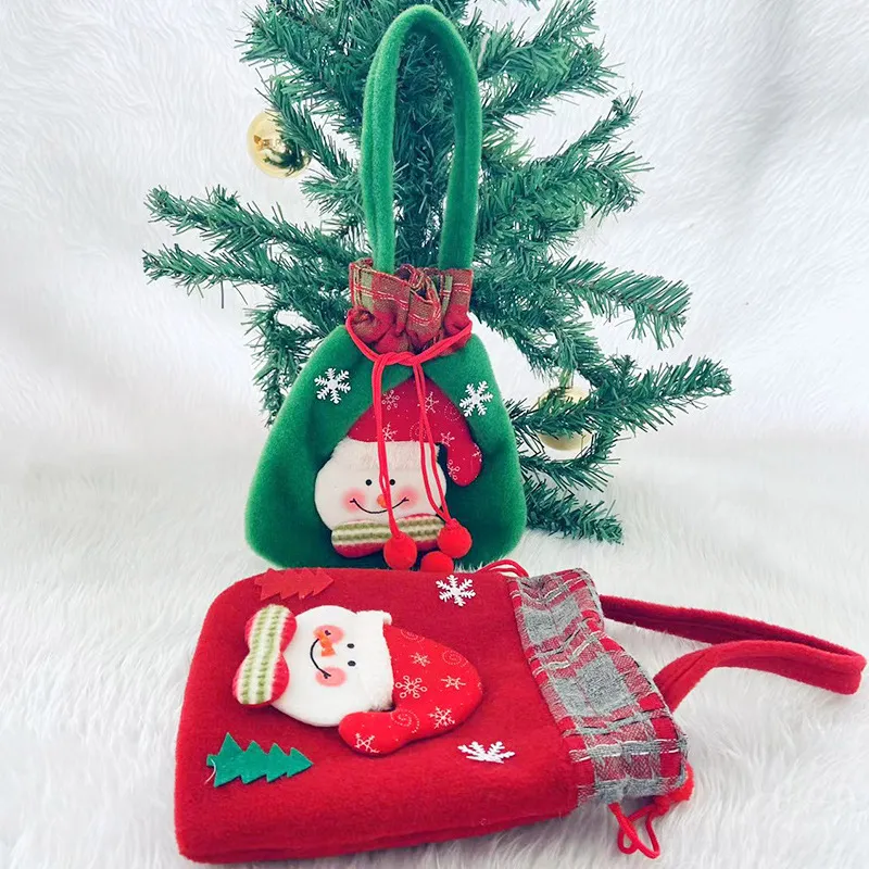 Xianghui Santa Claus Christmas Easter Gift Bag Non-Woven Pouch Bags