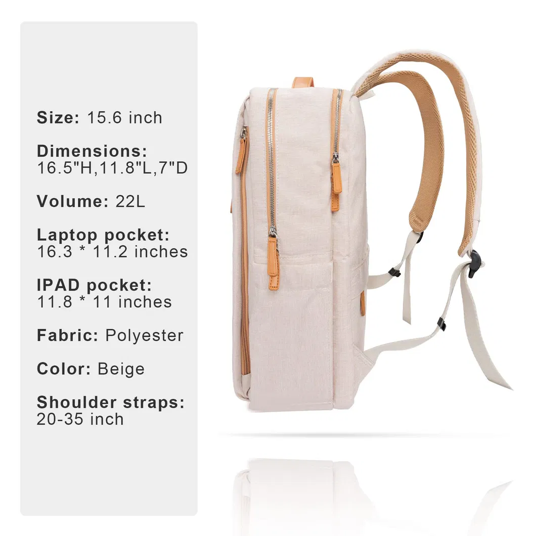 Xianghui Laptop Bag Student Backpack Large Capacity Travel Bag with USB