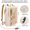Xianghui Laptop Bag Student Backpack Large Capacity Travel Bag with USB