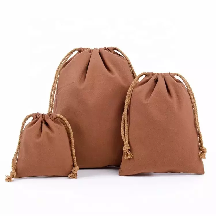 Xianghui Cheap Custom Logo Black Muslin Dast Organic Recycled Cotton Dust Bag