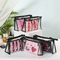 Custom Makeup Bag Portable PU Leather Waterproof Toiletry Pouch Travel Make up Bag Cosmetic Bag for Women