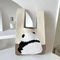 Xianghui Colorful Handbag Versatile Wrist Bag Tote Bag Polyester Panda Bag