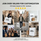 Xianghui Custom Black Frame Hand-Held Paper Gift Bags Boutique Garment Packaging